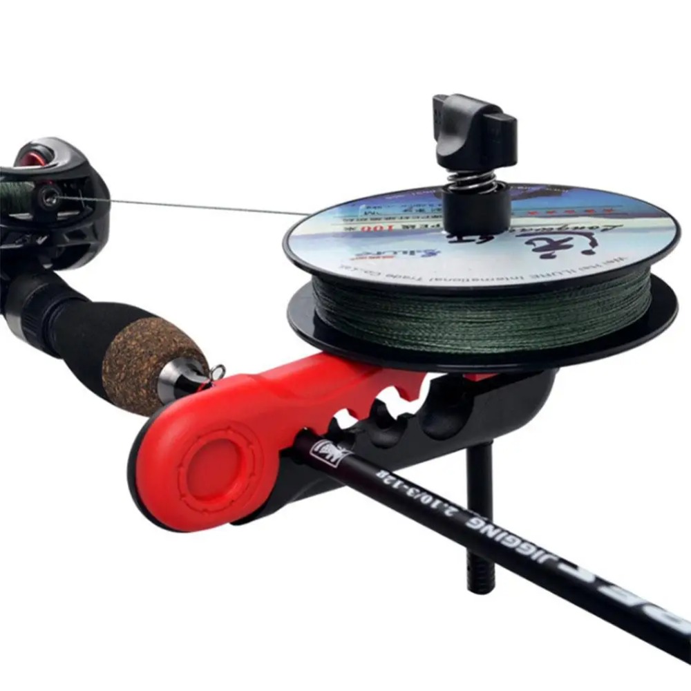 Spinning Reel - Tragbarer Angelschnurwickler für Baitcasting- und Spinnrollen,