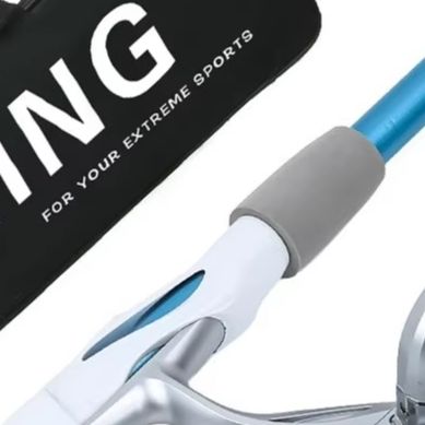 Reel Bag - Blau-weiße 1,8 m lange Angelrute mit