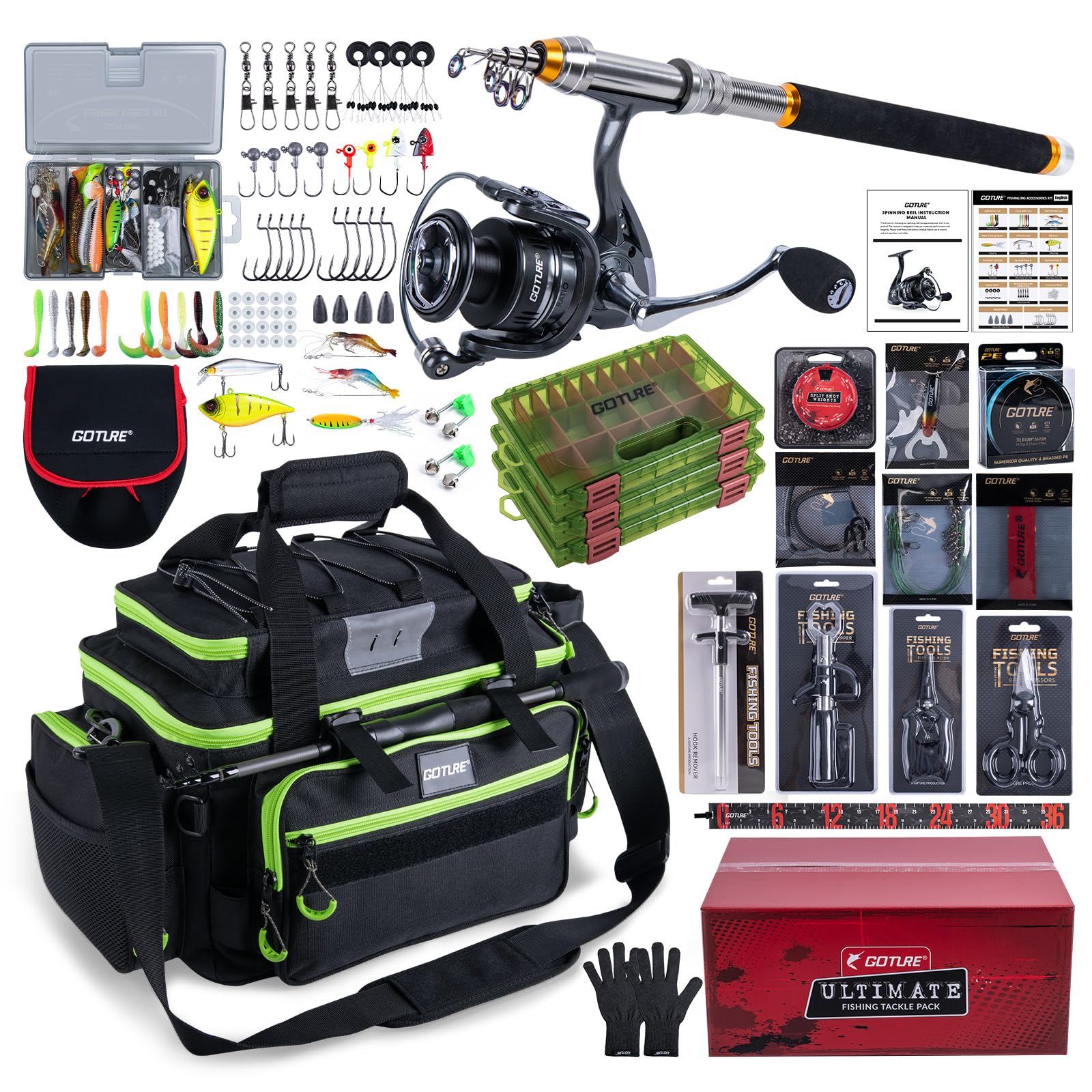 Goture Tragbares Reise-Angelse – Reel Bag Bewertung und Preis