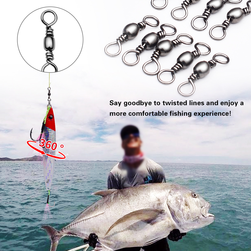 100 Stücke Angeln Wirbel Steck – Baitcasting Reel Bewertung und Preis